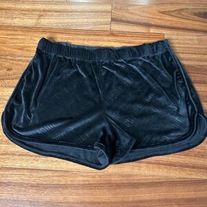 Juicy Couture Velour Shorts Black Sleepwear Loungewear‎ Casual Comfy large